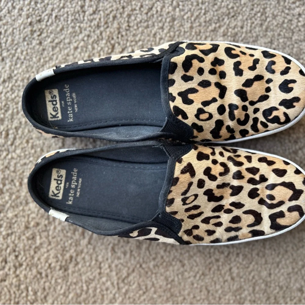 Keds Leopard Print Sneakers - Picture 1 of 7